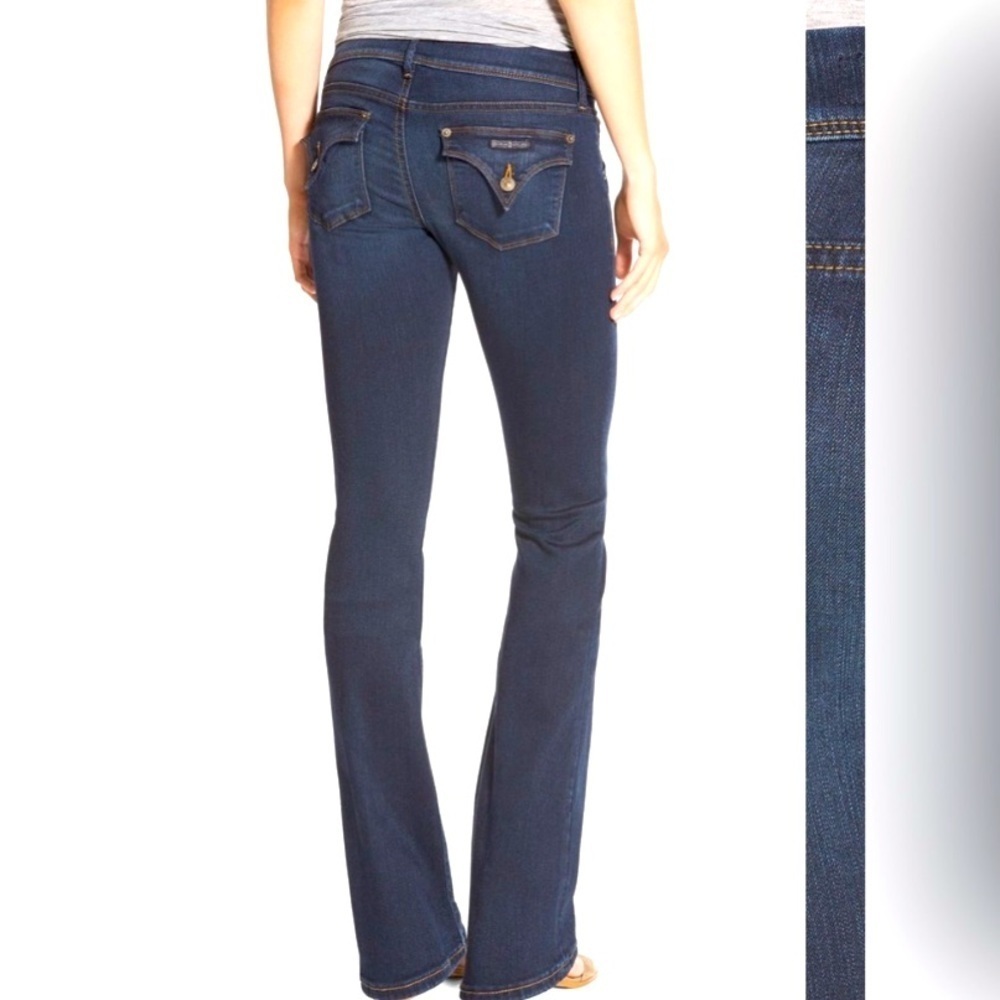 Hudson denim Women's Blue Jeans straight bootcut like new fall classic casual